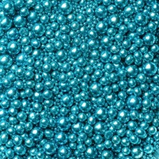 Metallic Pearls Sprinkles Blue 75g - glutenvrij